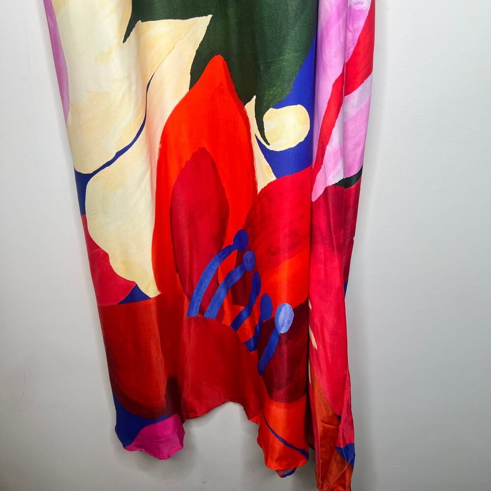 FARM Rio Red Floral Maxi Dress Size Medium - Picture 8 of 11